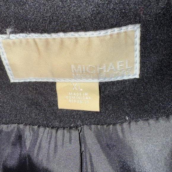 MICHAEL Michael Kors Black Trench Coat - Picture 4 of 7